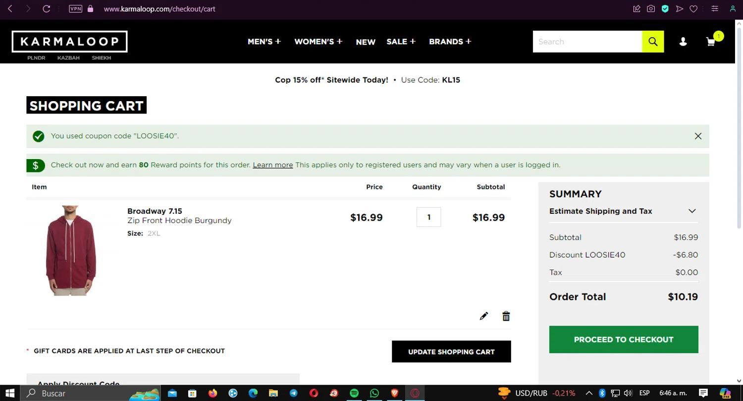 How to apply Karmaloop coupon code